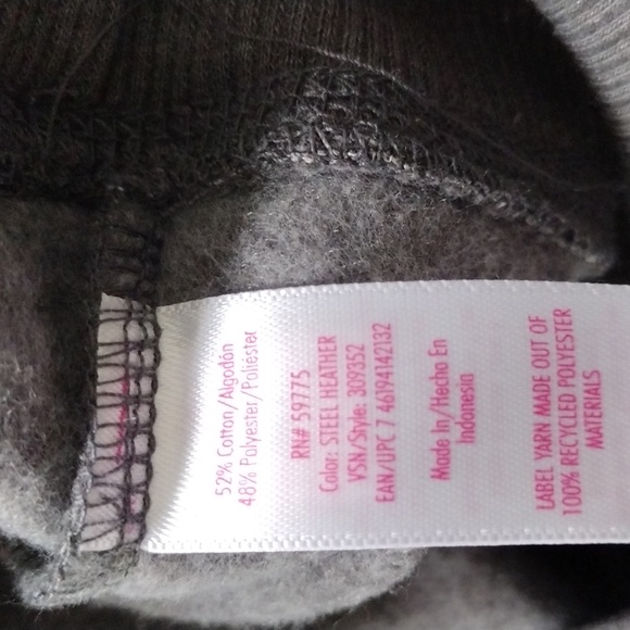 Justice Graphic Hoodie Glitter Branded Fleece. M(10) - Picture 15 of 15